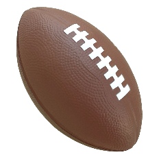 7" SINGLE FOAM FOOTBALLS
